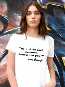 Tricouri personalizate damă - Tricou damă personalizat - Dracul l-a pus