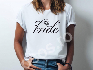 Căsătorie - Tricou damă personalizat - Bride.
