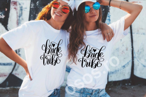 Căsătorie - Tricou damă personalizat - Bride Tribe