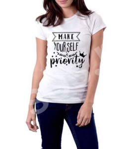 Tricouri personalizate - Tricou damă - Priority