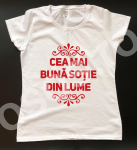 Valentine's Day - Tricou damă - Cea mai bună soţie din lume