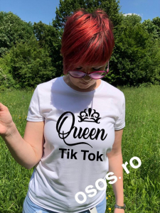 Tricouri de agatat - Tricou damă - Tik Tok Queen