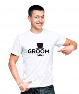 Căsătorie - Tricou personalizat bărbătesc - GROOM