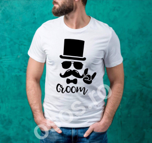 Căsătorie - Tricou personalizat bărbătesc Groom