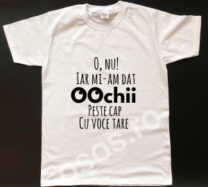 Tricouri personalizate bărbaţi - Tricou personalizat bărbătesc - Iar mi-am dat ochii peste cap cu voce tare