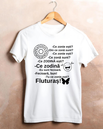 Tricouri cu zodii - TRICOU PERSONALIZAT DAMA - Ce zonie esti?