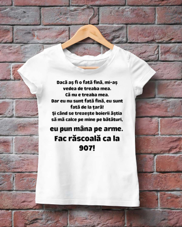 Tricouri rele - TRICOU PERSONALIZAT DAMA - Daca as fi o fata fina, mi-as vedea de treaba mea