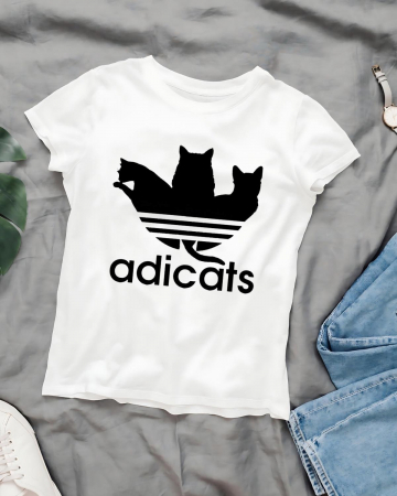 Tricouri cu pisici - TRICOU PERSONALIZAT DAMA CU PISICI - Adicats