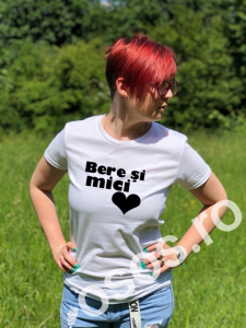 Tricouri de vacanta - Tricou personalizat damă - Bere şi mici