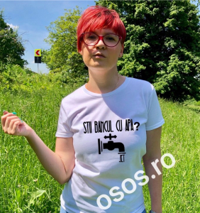 Tricouri rele - Tricou personalizat damă - Ştii bancul cu apa? Jet.