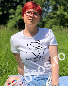 Tricouri motivationale - Tricou personalizat damă - Povesteşte-mă frumos