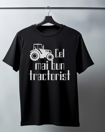 Tricouri cu Tractoare - TRICOU PERSONALIZAT PENTRU BARBATI - Cel mai bun tractorist