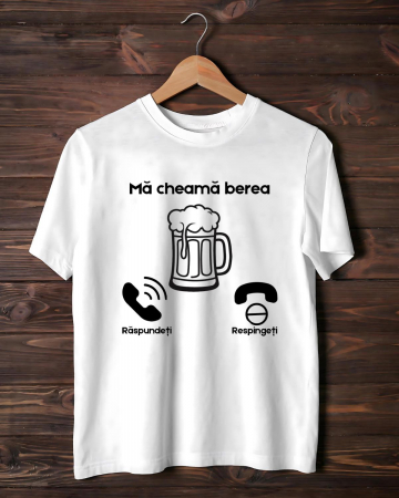 Tricouri de vacanta - TRICOU PERSONALIZAT PENTRU BARBATI - Ma chema berea