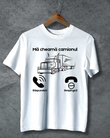 Tricouri personalizate - TRICOU PERSONALIZAT PENTRU BARBATI - Ma cheama camionul