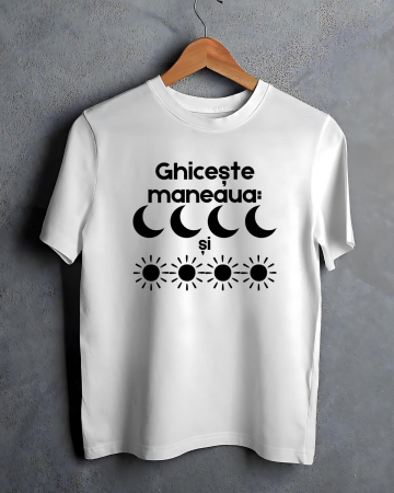 Tricouri de vacanta - TRICOU PERSONALIZAT PENTRU BARBATI - Ghiceste maneaua 1