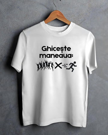 Tricouri de vacanta - TRICOU PERSONALIZAT PENTRU BARBATI - Ghiceste maneaua 6