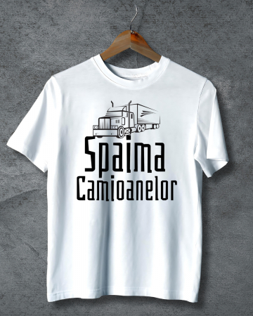 Tricouri personalizate bărbaţi - TRICOU PERSONALIZAT PENTRU BARBATI - Spaima camioanelor