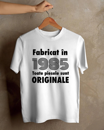 Tricouri aniversare - TRICOU PERSONALIZAT PENTRU BARBATI - Fabricat in " " toate piesele sunt originale