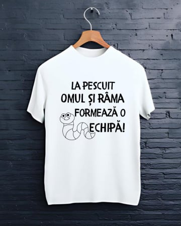 Tricouri personalizate bărbaţi - TRICOU PERSONALIZAT PENTRU PESCARI - Pescarul si Rama