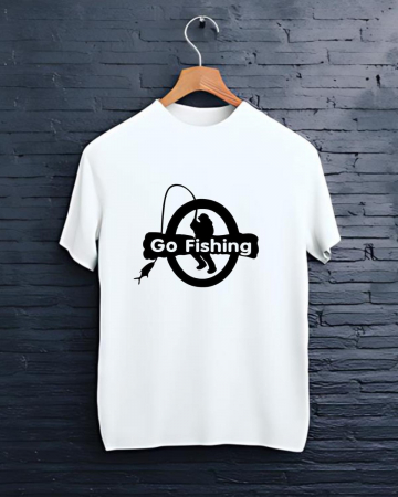 Tricouri personalizate bărbaţi - TRICOU PERSONALIZAT PENTRU PESCARI - Go fishing