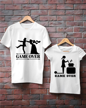 Căsătorie - TRICOURI DE CUPLU - Game over