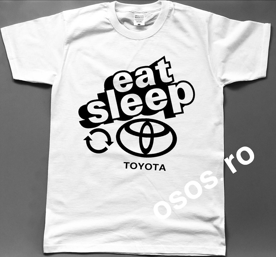 Theory of relativity noise Smash Tricou barbatesc - Eat Sleep Toyota Repeat