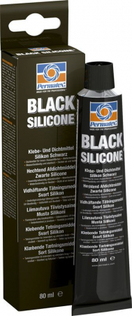 Etansanti elastici - Black Silicone Adhesives & Sealants – Silicon adeziv etansant negru - tub 80 ml