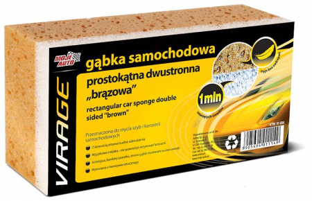 Burete dreptunghiular cu două fețe maro/alb pentru caroseriile auto [1]