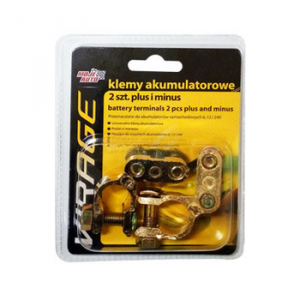 Accesorii auto - Set cleme pentru baterie "plus si minus" - set 2 buc