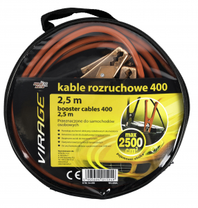 Accesorii auto - Cabluri de pornire de 400 A - 2.5 m