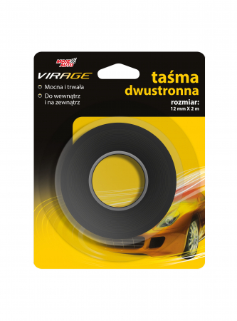 Accesorii auto - Banda dublu adeziva 12 mm x 2 m