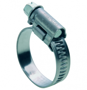 Accesorii auto - Colier fixare metalic ASFA-L, W1(otel zincat), 9 mm