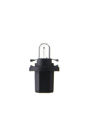 Becuri auxiliare - Bec Spahn bord cu soclu 12V 1.2W BAX10D negru - set 10 buc