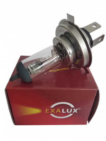 Becuri de far - Bec halogen EXALUX-H4 12V, 60/55W, P43T
