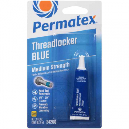 Adezivi anaerobi - Blocator filete, rezistenta medie, albastru - tub 6 ml