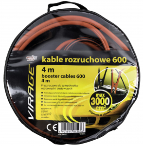 Accesorii auto - Cabluri de pornire de 600 A - 4 m