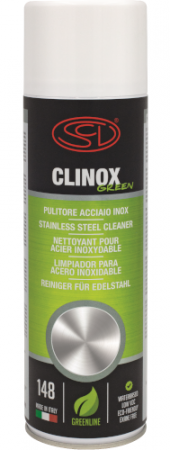 Intretinere si reparatii auto - CLINOX GREEN – Spray detergent pentru suprafețe din oțel inoxidabil sau cromate, 500 ml