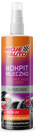 Curatare interior - Cokpit milk glossy - Lapte pentru intretinere bord lucios mar, pulverizator 300 ml
