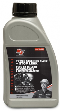Mentenanta si reparatii - Power steering fluid+stop leak - Lichid servodirectie cu aditiv de etansare, bidon 300 ml