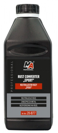Mentenanta si reparatii - Rust converter + epoxy primer 2 in 1  -  Convertor de rugină  + grund epoxidic 2 în 1 bidon 1000 ml