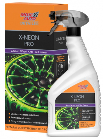 Curatare exterior - Soluție pentru curățare jante și anvelope X-Neon Pro, MA detailer, pulverizator 750 ml