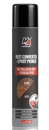Intretinere si reparatii auto - Spray convertor de rugină(pasivizare) pe bază de  rasini epoxidice, 400 ml