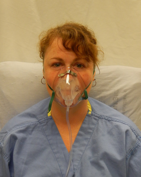Masca oxigen, Adult, 2.1 m, Concentratie medie - Hudson RCI [4]
