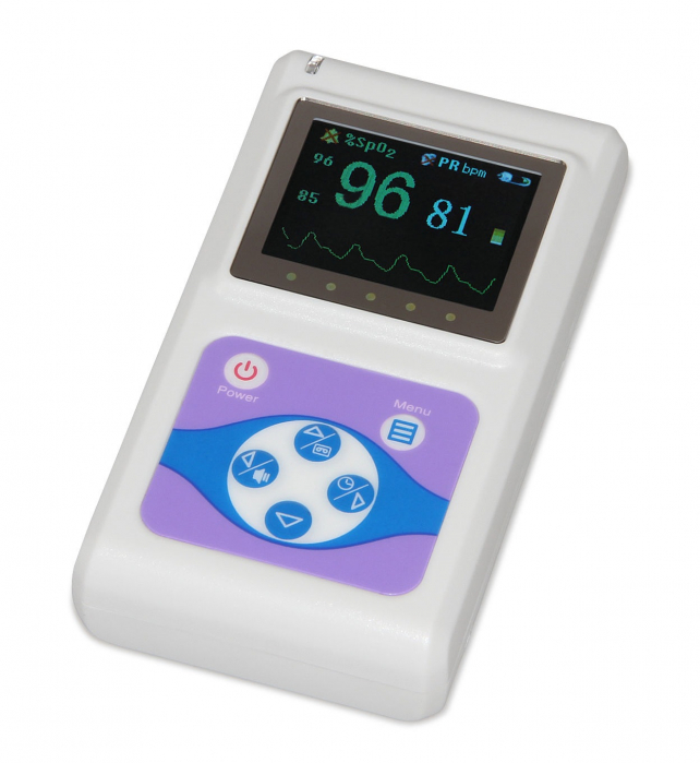 Pulsoximetru profesional Contec CMS60D, senzor reglabil pt. adult, copil sau nou nascut [1]