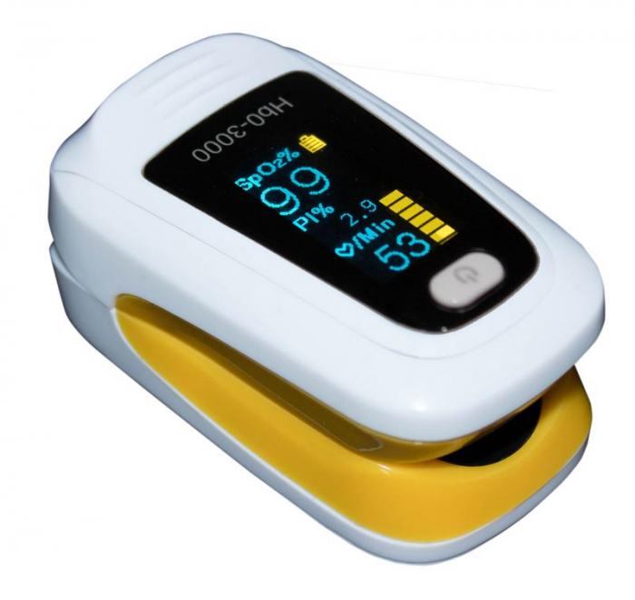 Pulsoximetru HbO-3000 (OLED display, SpO2, PR, PI & Plethysmogram, Pulse Bar) [4]