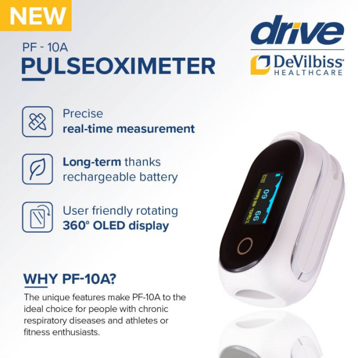 Pulsoximetru PF-10A, display OLED si acumulator - Drive DeVilbiss [4]