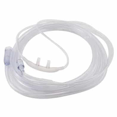 Canule nazale - Canulă nazală SOFT pentru oxigen, Adult, 5 m, 6 LPM, transparentă, narine drepte – HUM AEROpart