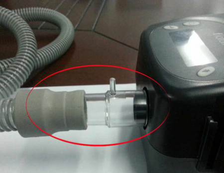 Conector CPAP pentru aport de oxigen [4]