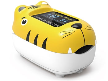 Pulsoximetru pentru deget - Pulsoximetru pediatric Oxy-o Tiger, display LCD color, 4 direction, SpO2, PR, Pulse Bar, Automatic