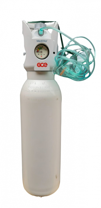 Butelie/tub oxigen medical otel 5 litri cu reductor Integrat [1]